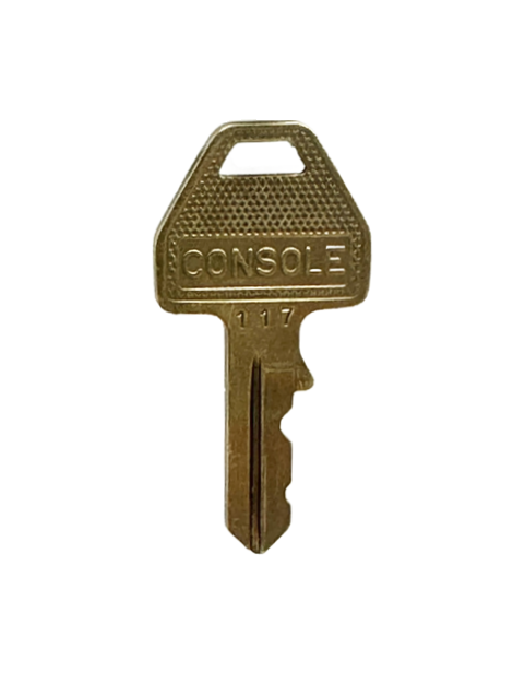 Pre-owned GM Console Key Number 117 - GKEEZ