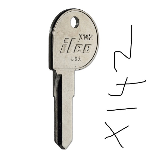 Harley Davidson Motorcycle Replacement Keys Series 501 - 600